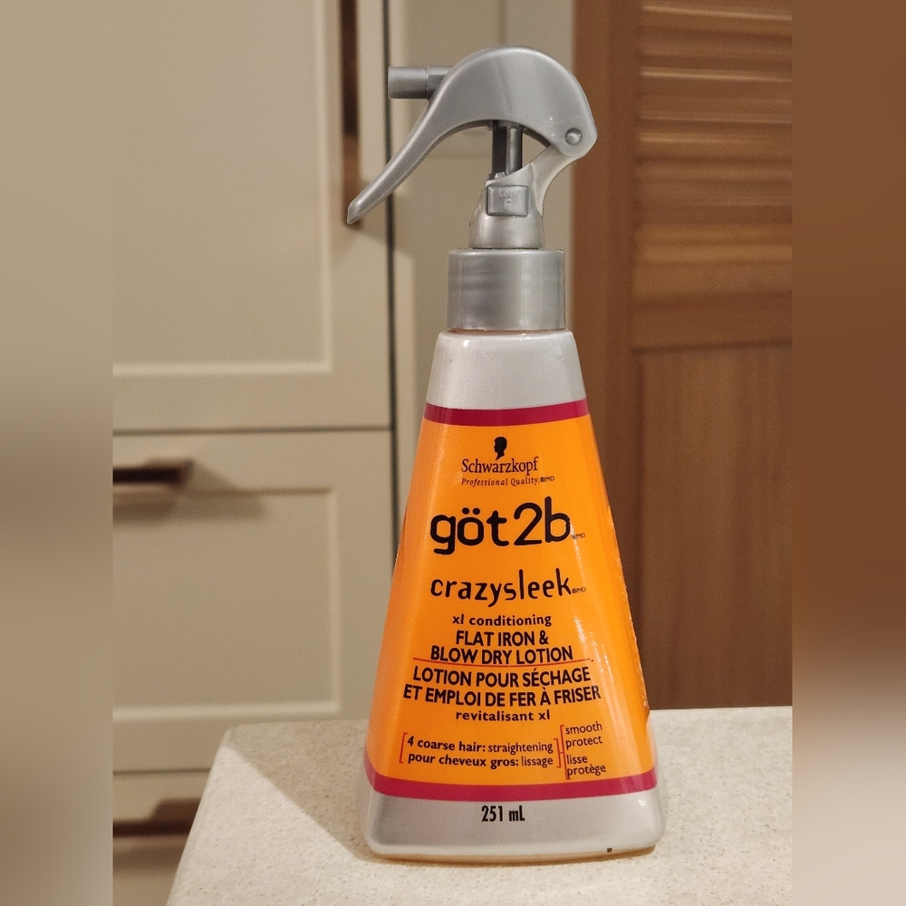 Got2be crazy sleek blow dry lotion